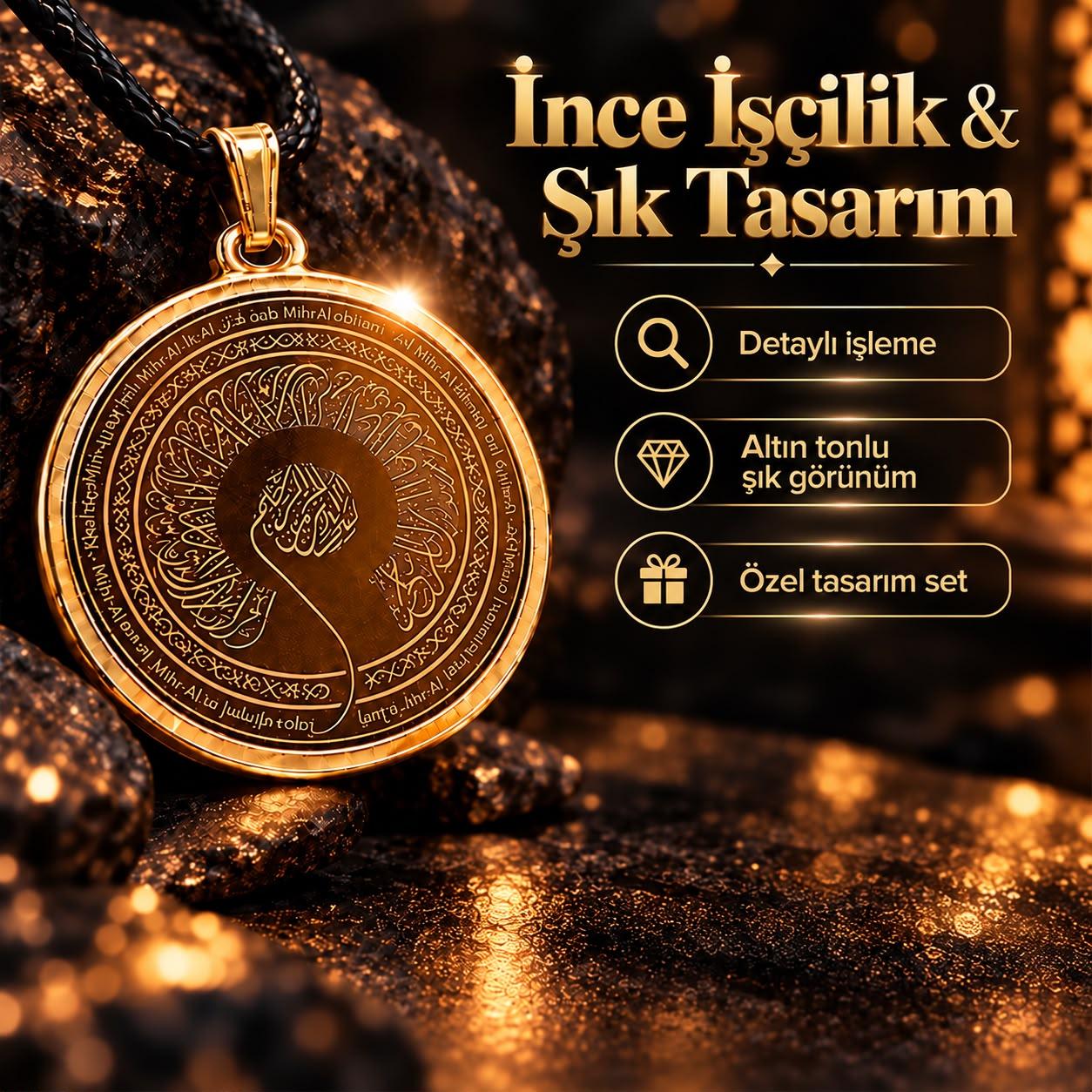 Mihr-Al Rahma Özel Tasarım Kolye