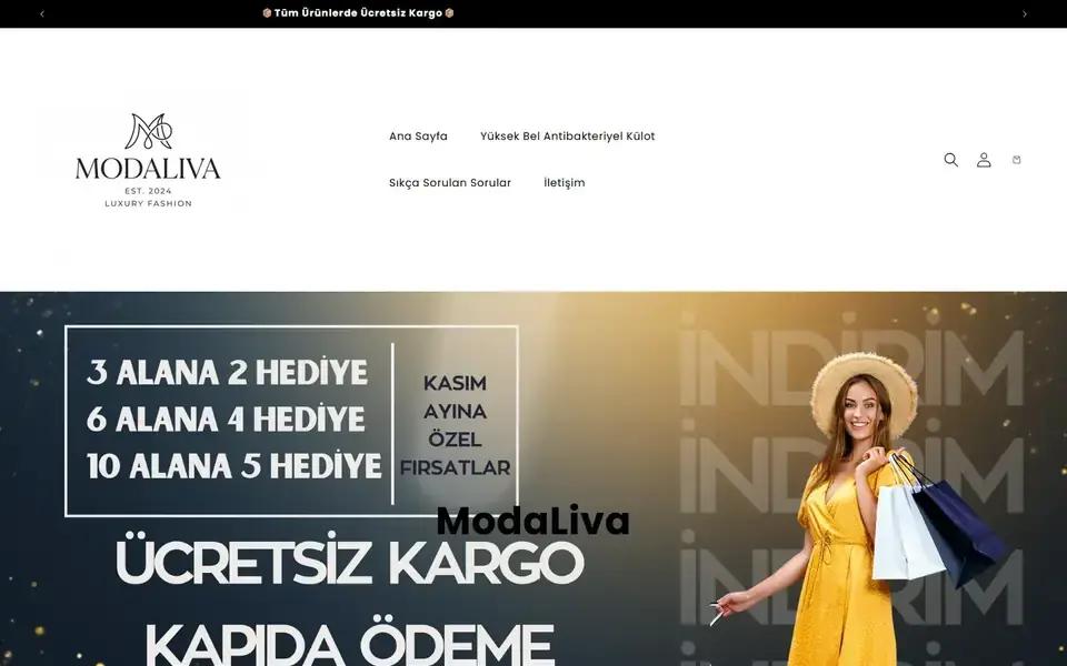 Moda Liva İç Giyim masaüstü görünümü