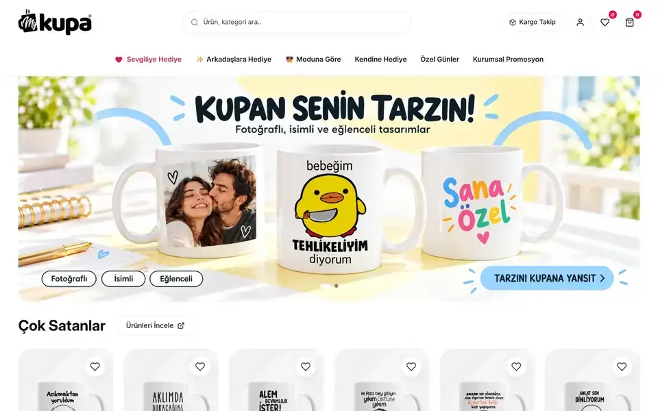 Mykupa masaüstü görünümü